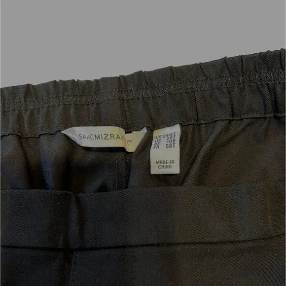 ISAAC Mizrahi Women's Black Pants Size 24W Tall - Picture 8 of 9